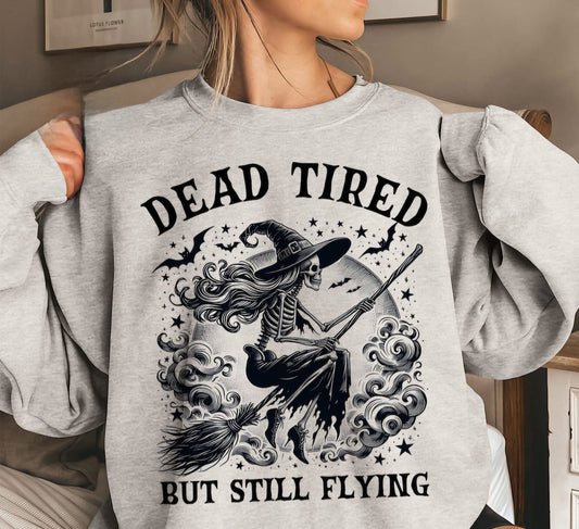 Dead tired but still flying